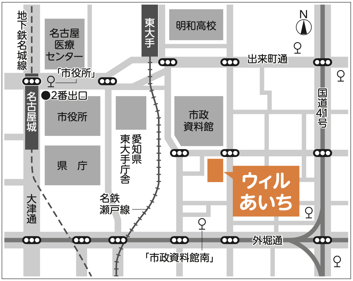 会場の地図
